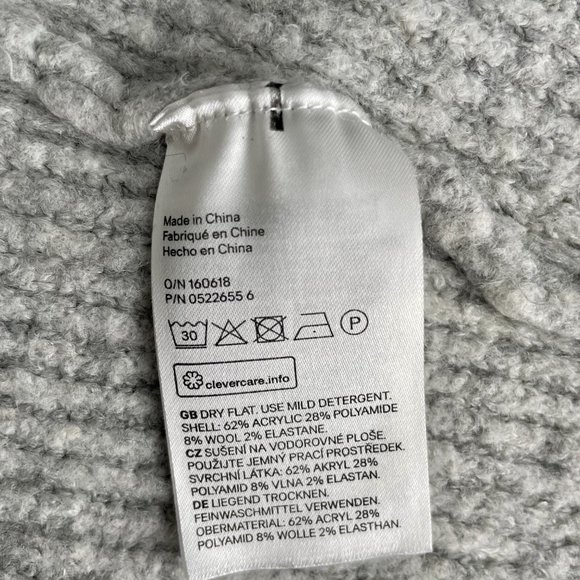 H&M - Gardigan - Size M - Grey - GUC - Picture 4 of 4